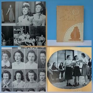 Vintage 1940s Yearbook Alabama All Women's College Technala Montevallo‎